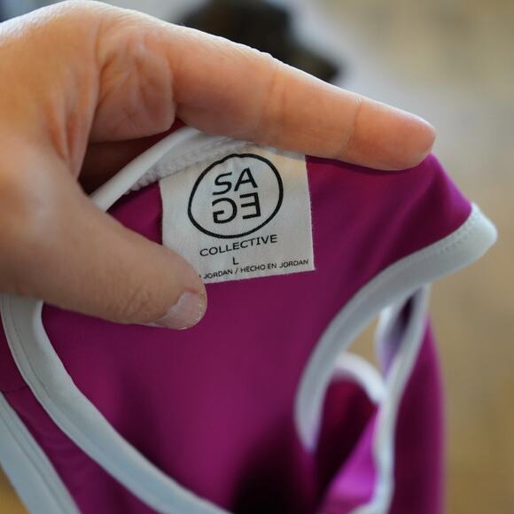 Sage Collective Women’s Athletic Dress With Shorts Underlay L - Picture 3 of 5